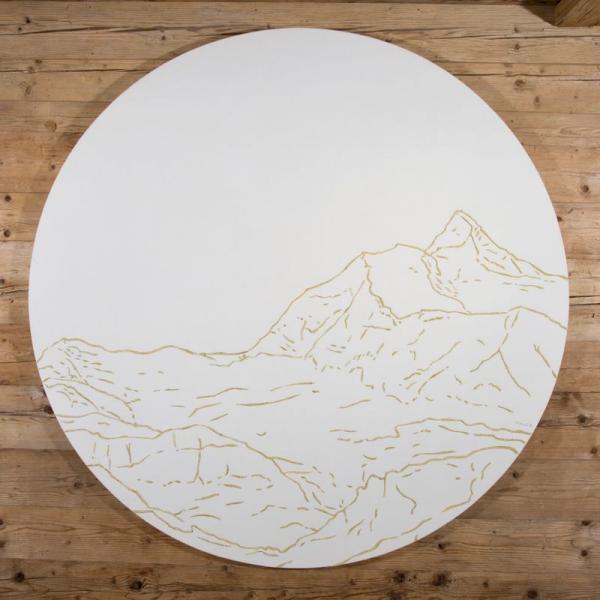 Wall hanging of the Weisshorn summit ( Philippe Cramer )