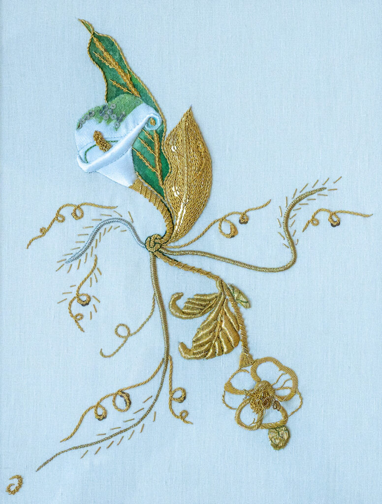 Broderie au fil d'or Niveau 4 en 42 h