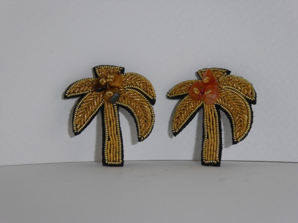 "Palmier" en broche
