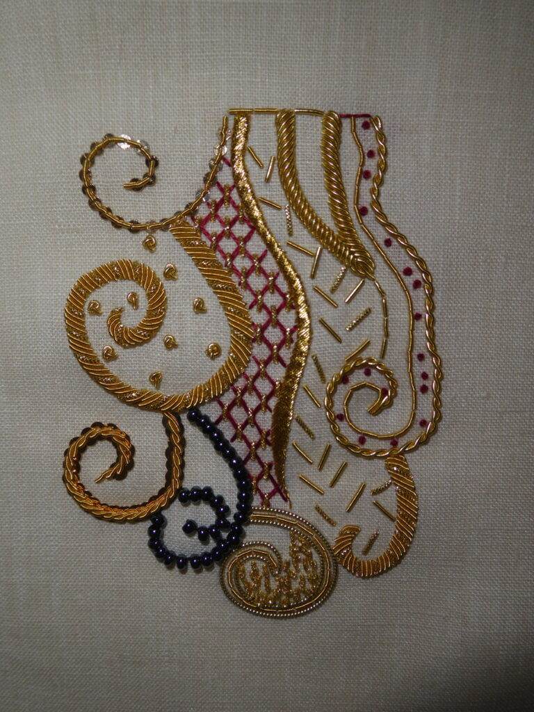 Kit de broderie or "Eclat doré" (nouveauté 2026)